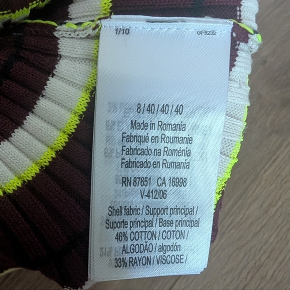 NWT Lacoste x EleVen by Venus | Striped Ribbed Lounge Shorts - Picture 8 of 15